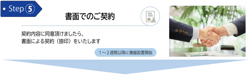5. 納品・設置
