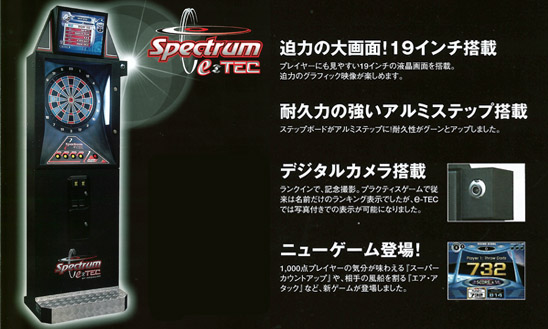 ご自宅でもお店でも使えますダーツ Spectrum Avanti